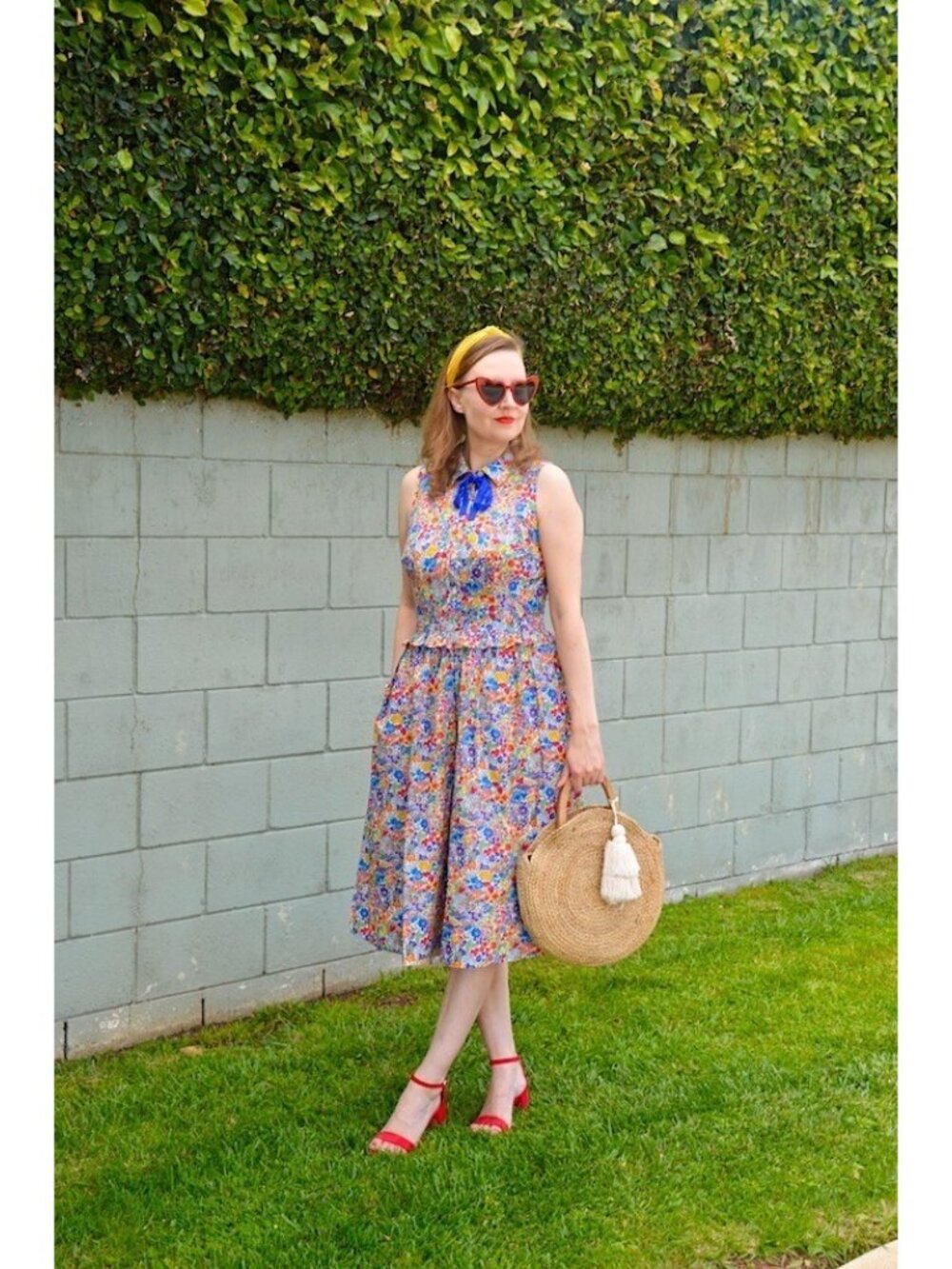 NWT J.Crew Removable Necktie Shirt-dress in Liberty Margaret Annie Print Dress 6 - Picture 3 of 10